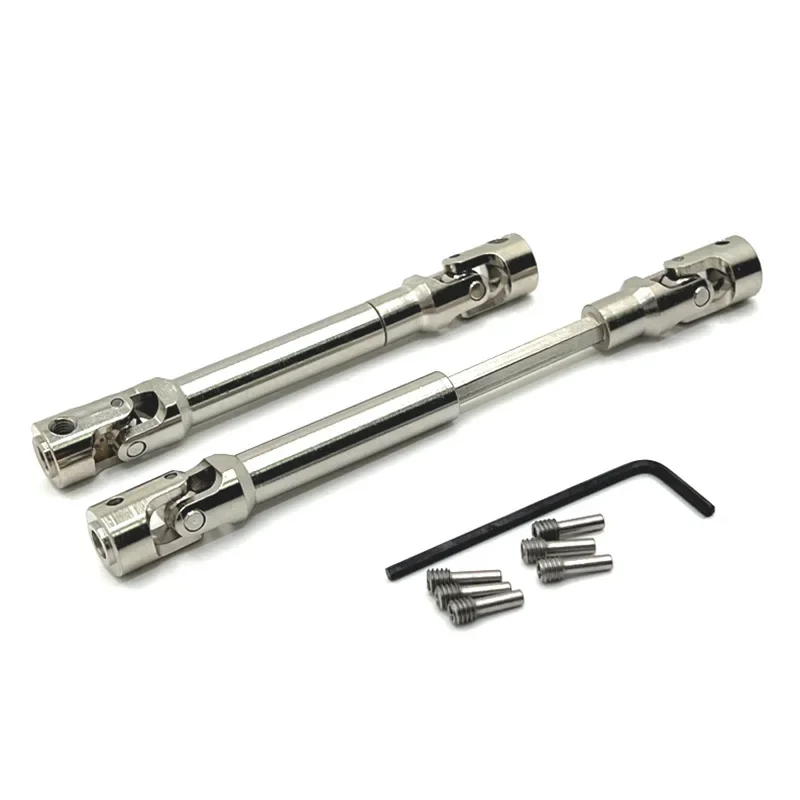 Front and Rear Drive Shafts for WLtoys 104006 104010 104020 104026 OP Accessories Metal Upgrade Parts Rc Model Crawler Car Truck