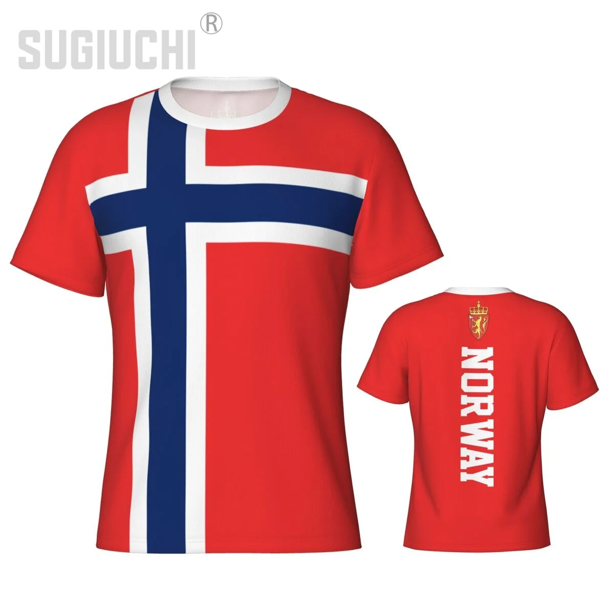 

Узкая спортивная футболка с флагом Норвегии, скандинавский 3D для мужчин и женщин, футболки, трикотаж, одежда для футбольных болельщиков, подарок, патриотическая футболка