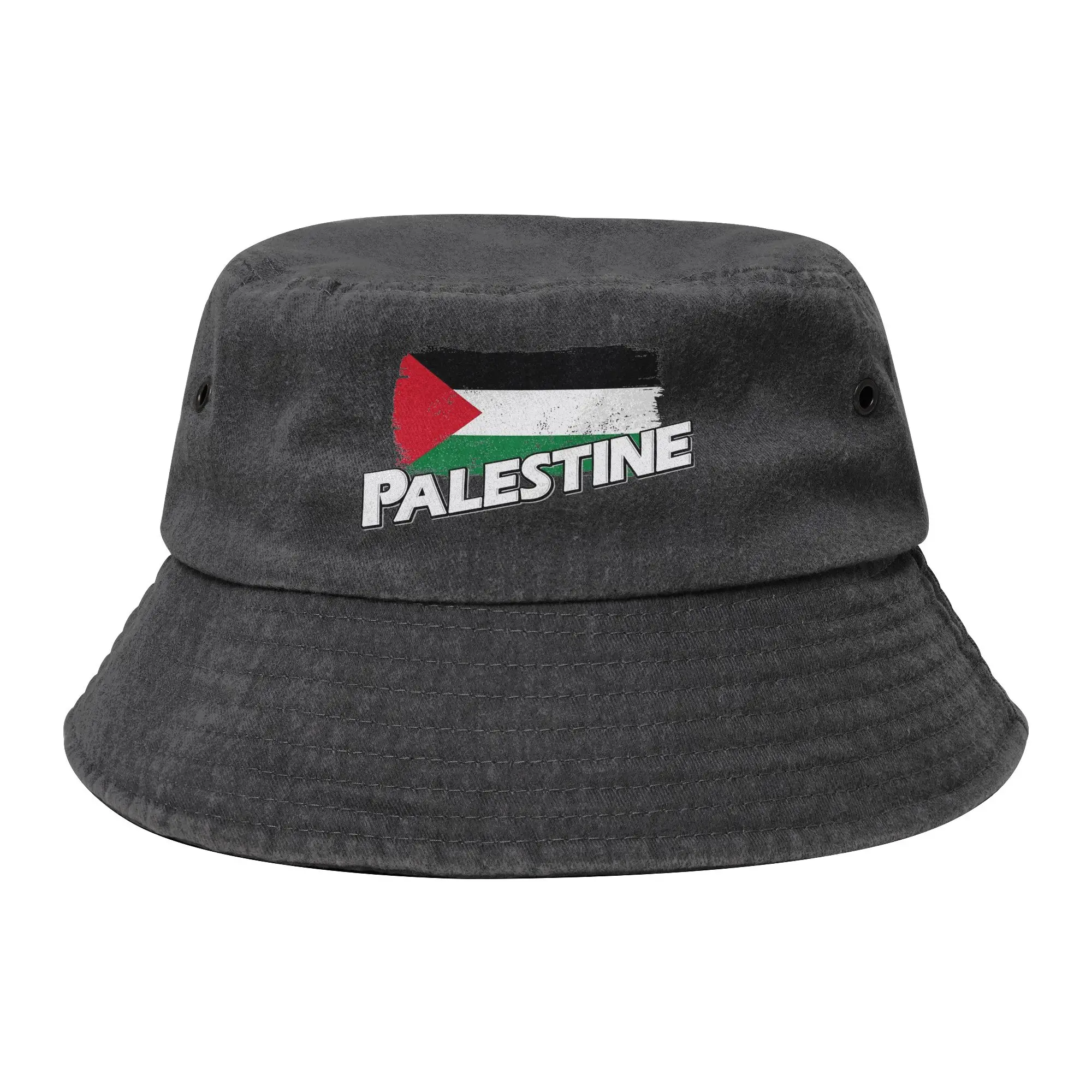 Palestined Flag Bucket Hat for Woman Summer  Sun Hats Hip Hop Foldable for Outdoor Fishing Cap Bob Hat