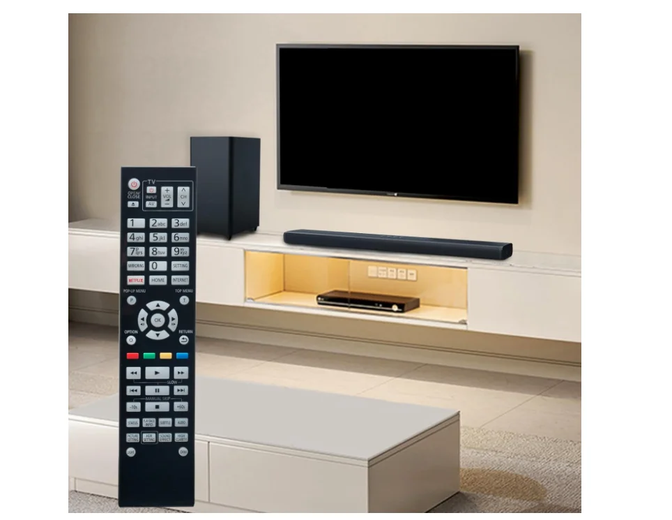 N2QAYA000172 Mando a distancia de repuesto para reproductor de DVD Panasonic DP-UB9000-K DP-UB9000 DPUB9000 DP-UB9000P1K DPUB9000GN