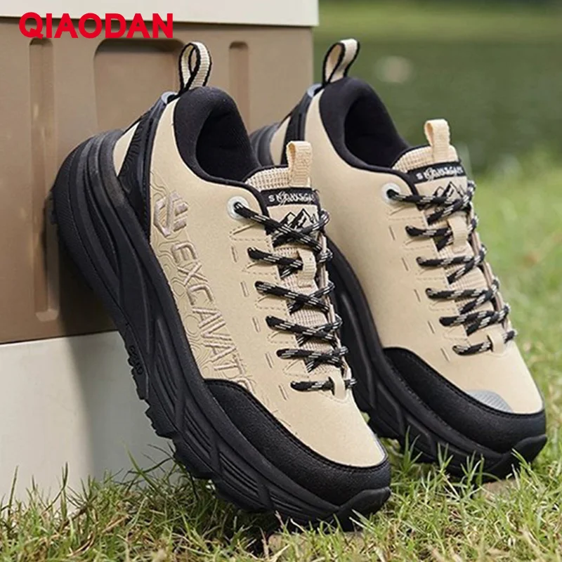 

QIAODAN Lightweight Outdoor Shoes Women 2025 Hiking Anti Slip Mountaineering Shoes Leather Climbing Travel Sneakers QXF192254902