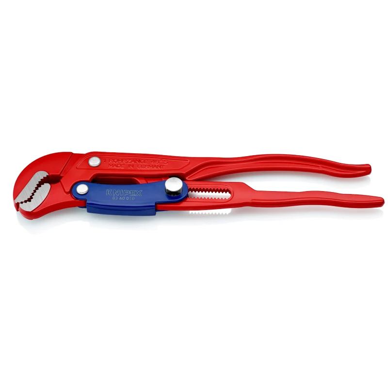 KNIPEX 83 60 010 S-type Quick Adjustment Pipe Wrench The Jaws Are Hardened With Chrome Vanadium Steel Convenient Fast Efficient