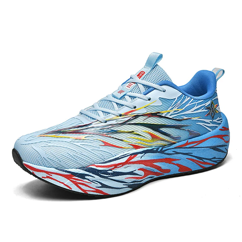 

New Running Shoes for Jogging and Marathon Sports, Mesh Fabric with True Carbon Plate, Men's and Women's Hiking Shoes 2025 Men's