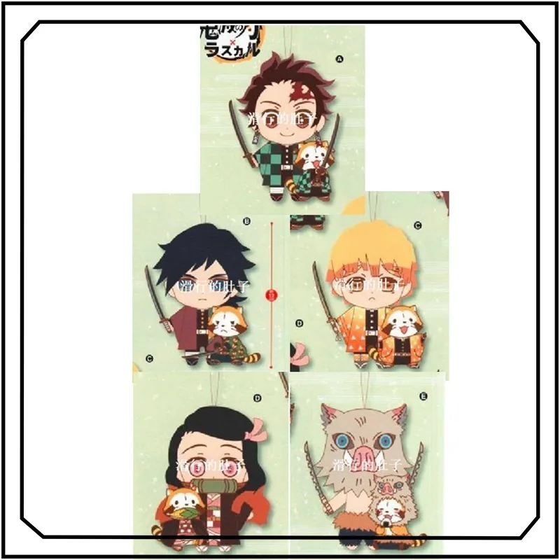 Demon Slayer Gashapon Hashibira Inosuke Agatsuma Zenitsu Creativiteit Desktop Ornament Action Figure Collection Model Toy
