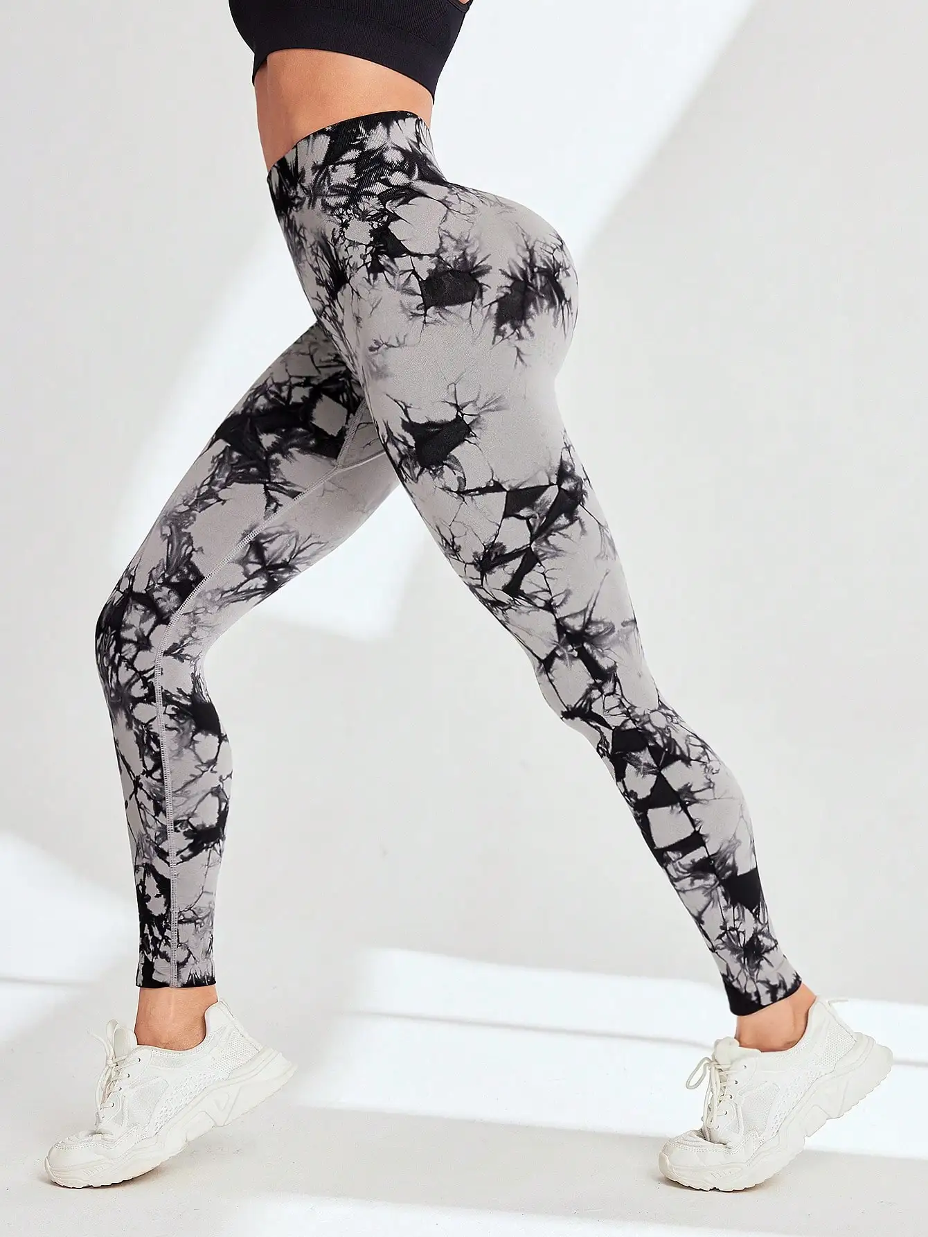 Women Seamless Leggings Pants Non See-Through Squat Proof Pants -Tummy Control Gym Yoga  Trousers WIth 4-Way Stretch Sportwear