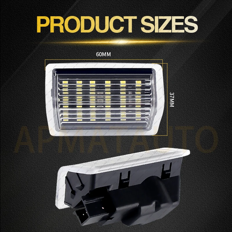 LED Courtesy ​Footwell Door Luggage Trunk Light for Mercedes Benz A C E B Class W176 W204 W205 W212 S212 W246 Car Accessories
