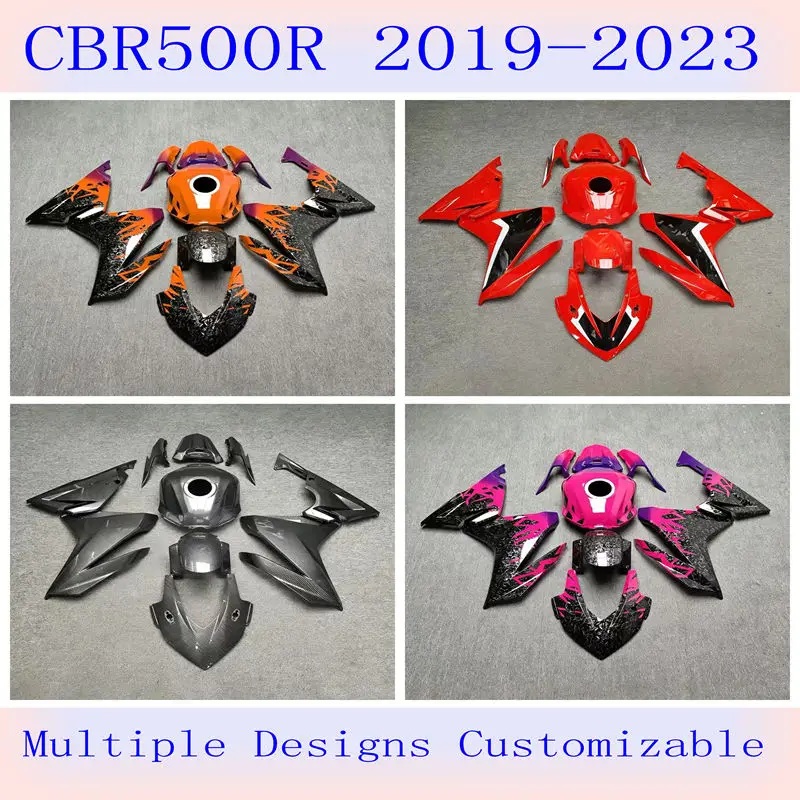 4 Gift new ABS cowl kit for HONDA CBR500R 2019 20 21 22 2023 car shell accessories with fuel tank cover can be customized