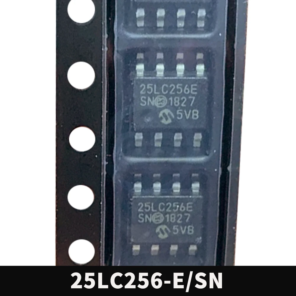 (5 Pcs) 25LC256-E/SN SOP-8 New Original Chip IC 25LC256E
