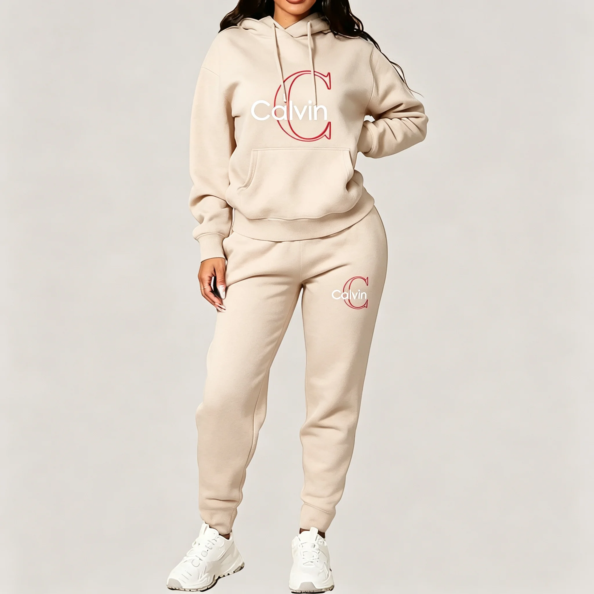 2026 New Ladies Tracksuit Aesthetic Designer Clothes Trend Sportswear High quality Hoodies Sweatpants 2 piece Outfits Women Sets