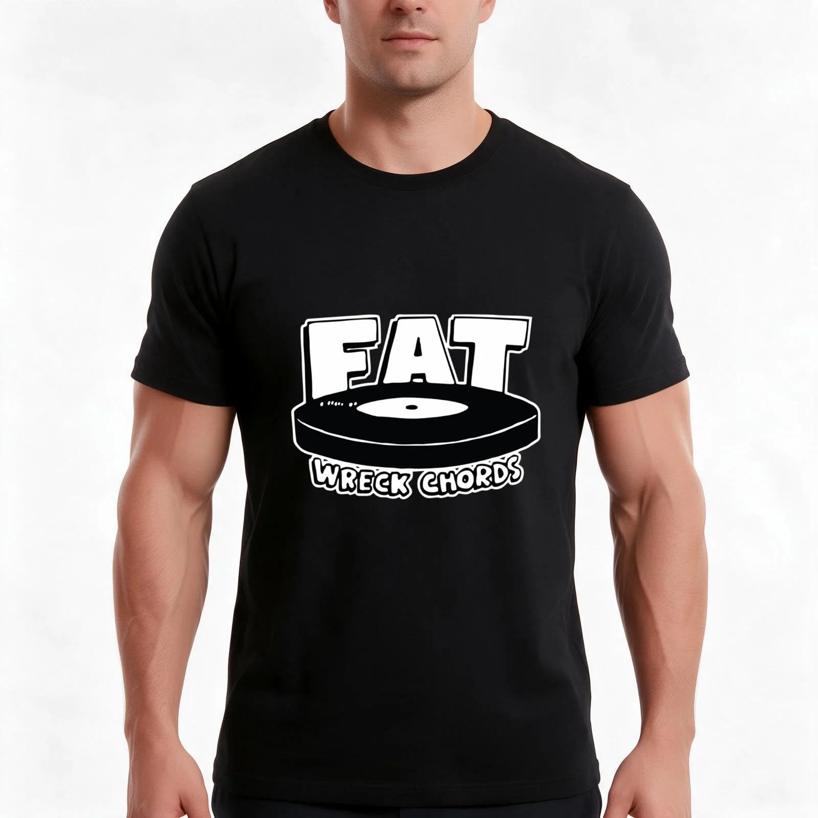Fat Wreck Chords T-Shirt Summer Casual Cotton Tee Oversized Streetwear Tops Vintage Graphic Print Loose Fit Short Sleeve