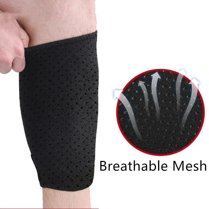 1pcs Soft Calf Brace Neoprene Calf Sleeve Shin Splint Support Lower Leg Compression Wrap Increases Circulation Muscle Swelling