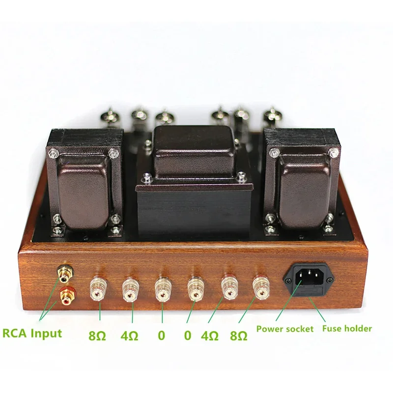 Latest Dynaco 6P14/EL84 10W*2 -Pull Circuit , Tube Amplifier, 12AX7 Push. Frequency Response Range 20HZ-30KHZ