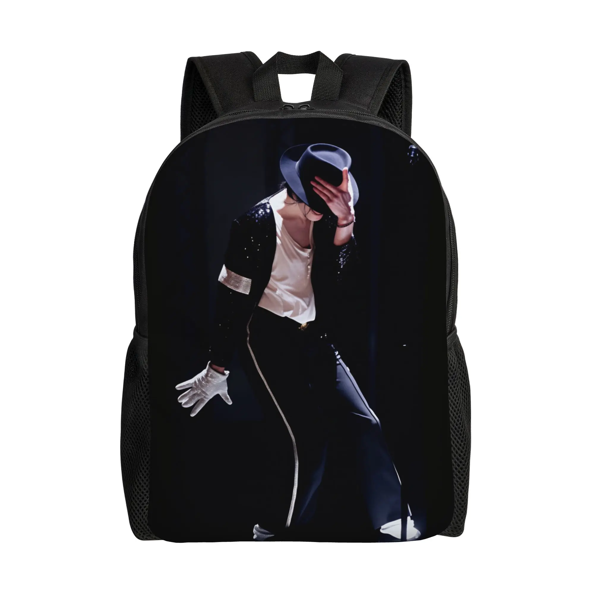 

Michael Jackson Musicians Backpack Trekking Backpacks Female Cool High School Bags Designer Big Rucksack
