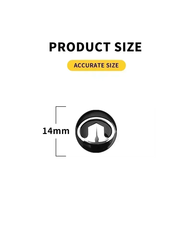 11mm 14mm Fob Car Logo Sticker for Car Remote Control Key para BMW Audi Peugeot Fiat MINI AlfaRomeo VW benz KIA Ford Opel Abarth