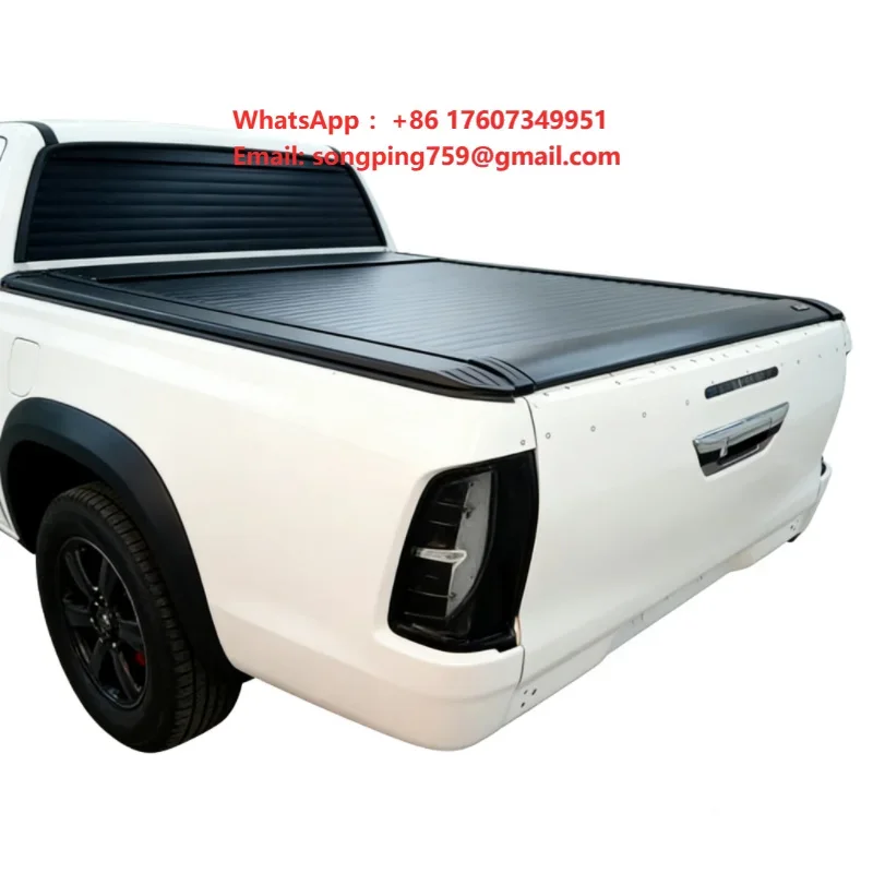 Hot-selling Anti-theft Aluminum Alloy Electric Cargo Box Cover Suitable for Chevrolet, GMC, and Sierra Pickup Trucks