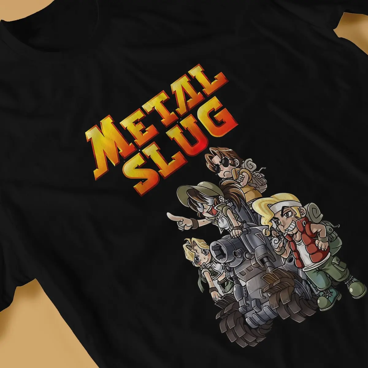 Metal Slug Game Video Games T Shirt Vintage Graphic Men\'s Tshirt Polyester Men Clothes