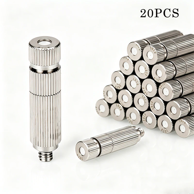 Buses de pulvérisation haute pression pour jardin, 20 pièces, pour humidification, élimination de la poussière, refroidissement, 0.1MM-0.5MM