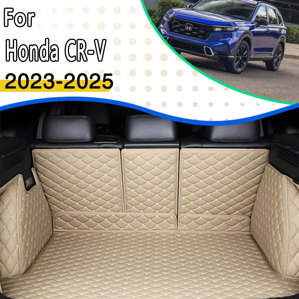 

Leather Car Rear Trunk Mats For Honda CR-V CRV CR V 2023 2024 2025 Waterproof Pads Tray Carpet Mud Tapis Voiture Car Accessories