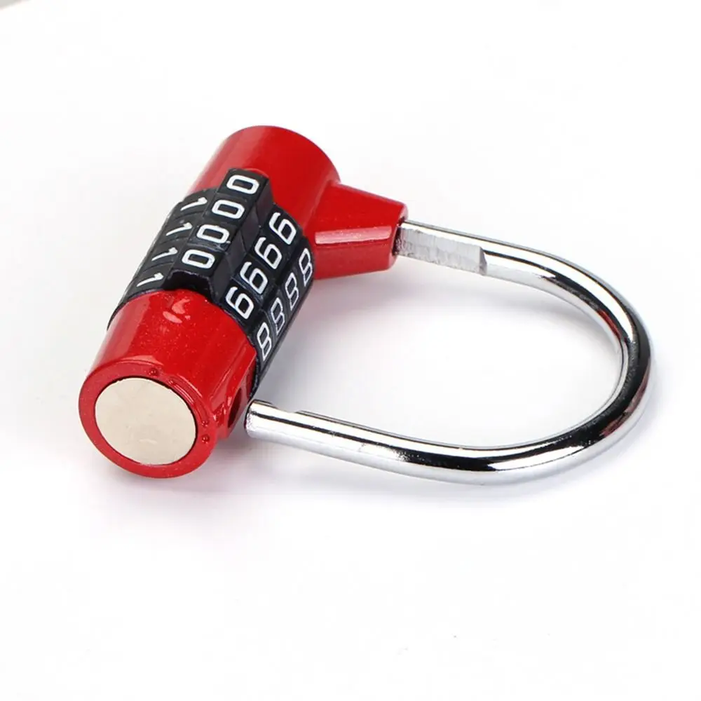 Weatherproof Security Padlock Portable Heavy Duty 4 Dial Digit Combination Lock Outdoor Gym Safety Code Lock