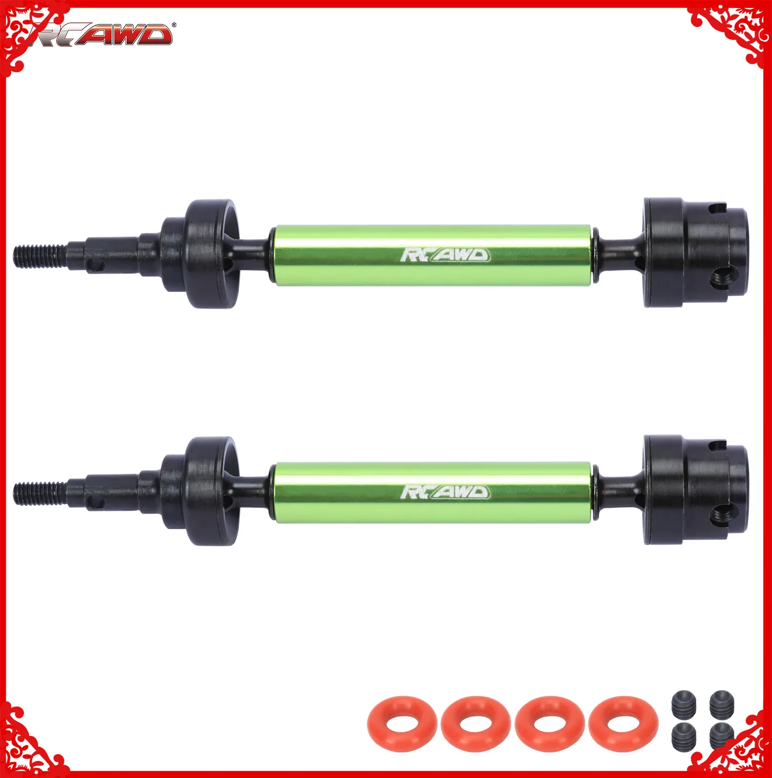 RCAWD-eje de transmisión CVD delantero/trasero, pieza de mejora para 1/10 ARRMA 3s Mage & BLX Big Rock/Granite/Senton/Vorteks