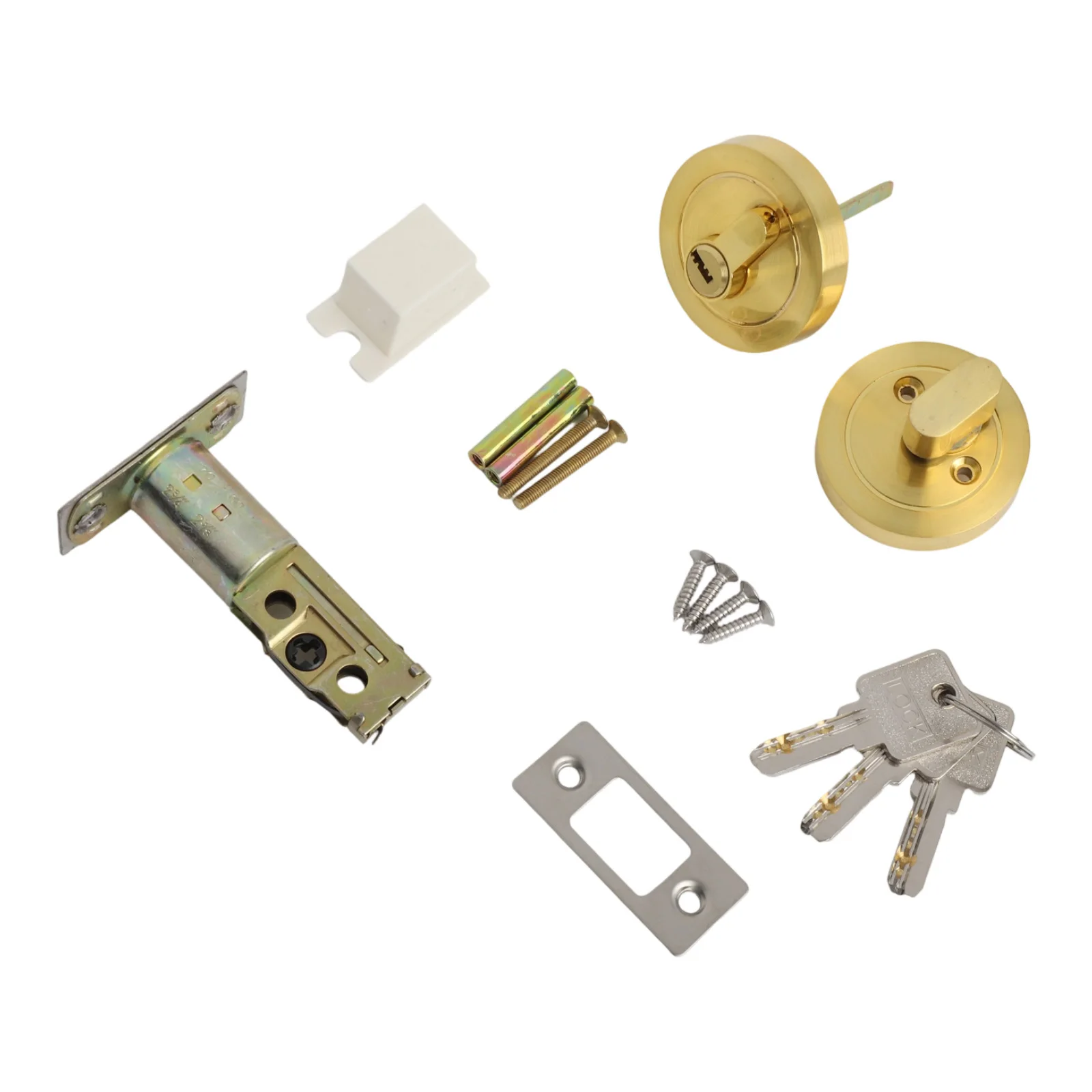 

Anti-theft Lock Concealed Lock Home Security Office Security Internal Rotary Button Office Door Protection Thickened Solid Lock