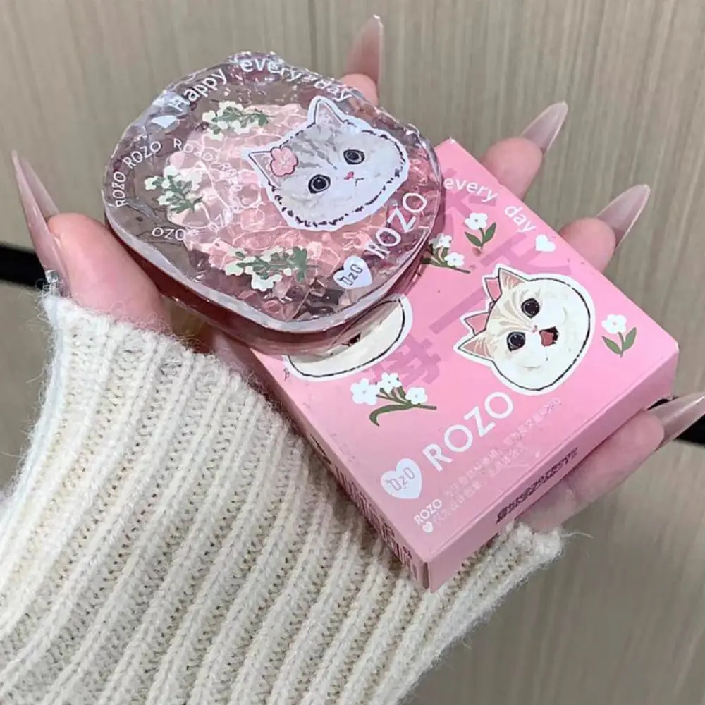 الخوخ الوردي التدرج اللون أحمر الخدود مقاوم للماء ماتي إنهاء الوجه لوحة أحمر الخدود غرامة فلاش الطبيعية عارية الخد تينت روج مستحضرات التجميل #2