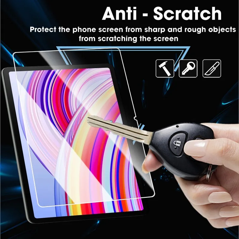 Easy To Install Screen Protector for Redmi Pad SE 11 8.7in Pro 12.1 Inch Tempered Glass with Alignment Tool 9H Hardness Film