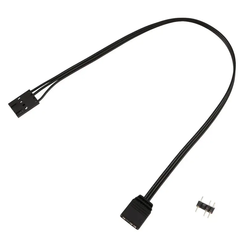 Newest  For Corsair 4PIN RGB to Standard ARGB 3-Pin 5V Adapter Connector RGB Cable 25cm