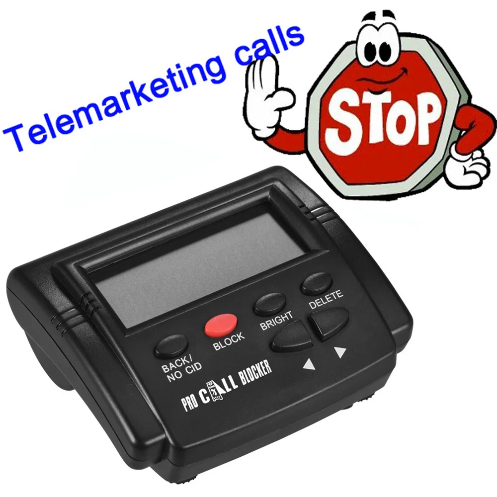 CT-CID803 PLUS Caller ID Box Call Blocker Stop Nuisance Calls Devices Call ID LCD Screen Display with 1500 Numbers