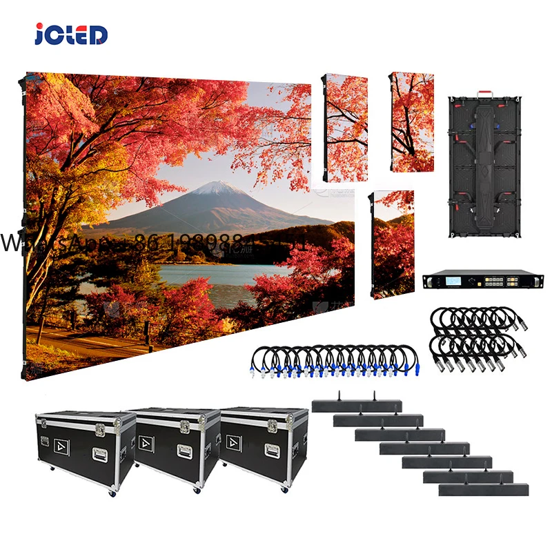 

Indoor Outdoor 2 by 3 Meter P3 P2 500x1000mm Party Dj Booth Stage Backdrop Rental Led Display Screen Panel Kinglight Led Screen