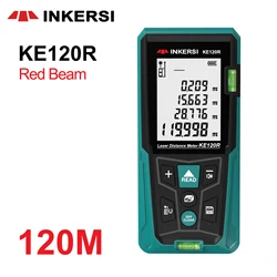 INKERSI Digital Laser Distance Meter Rangefinder Tape Ruler 50M 70M 100M 120M Roulette Range Finder Distance Measurer Tools