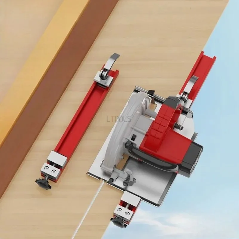 

Woodworking Handheld Saw Cutting Specific Guide Clip Guiding Fixed Ruler Adjustable Cutting Machine Bottom Plate Limitted Clamp