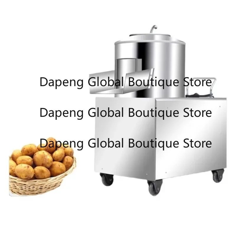 Automatic Stainless Steel Potato Taro Onion Peeling Machine with Core Bearing Component for Ginger and Sweet Potato Cleaning