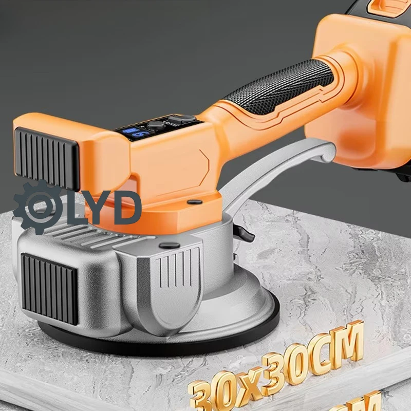 Cordless Lithium Tile Laying Machine Electric Floor Tile Vibrator Automatic Leveling High Power Paving Tool