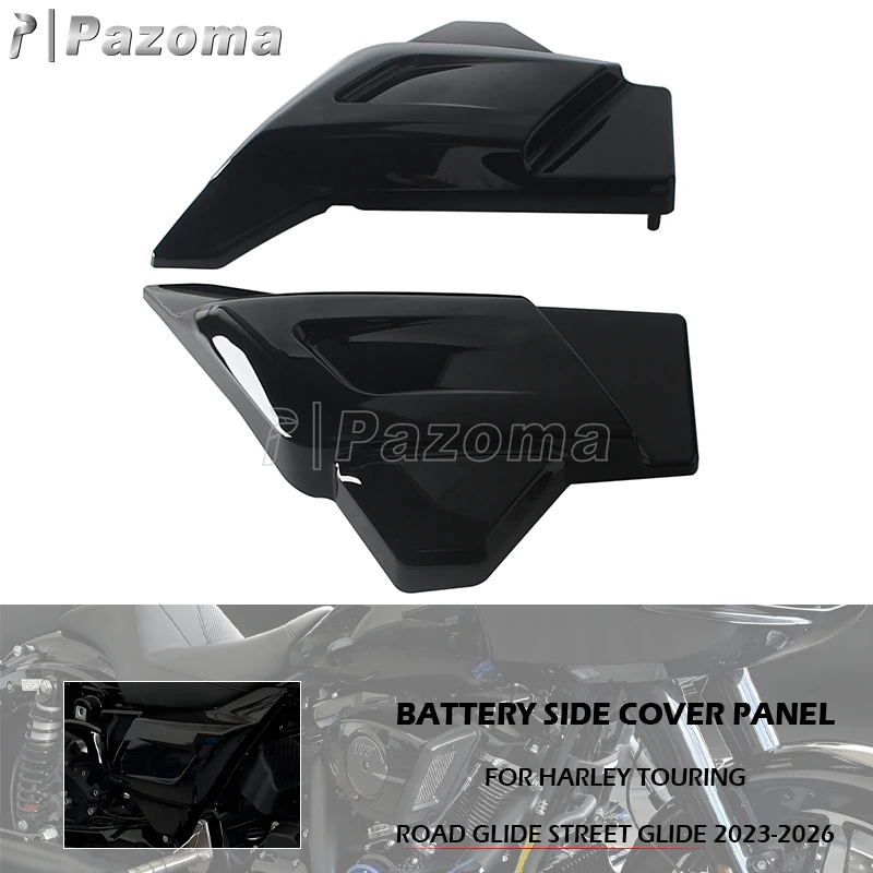 Battery Side Cover Panel For Harley Touring CVO Street Road Glide FLHXSE FLHXST FLTRXSE FLTRXSTSE 2023-26 Motorcycle Accessories