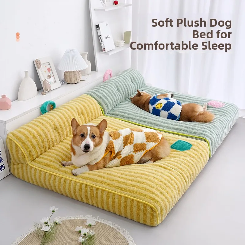 

Removable Winter Dog Mat for S Teddy Koira Terrier Pet Couch Bed Large Dogs Waable Soft Fabric Floor Mat for Puppies