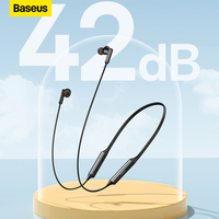 Baseus U2 Pro Headphones Neckband Wireless Bluetooth 5.2 Earphone Hybrid ANC Noise Cancelling earbuds Sports Fone Headsets Gamer