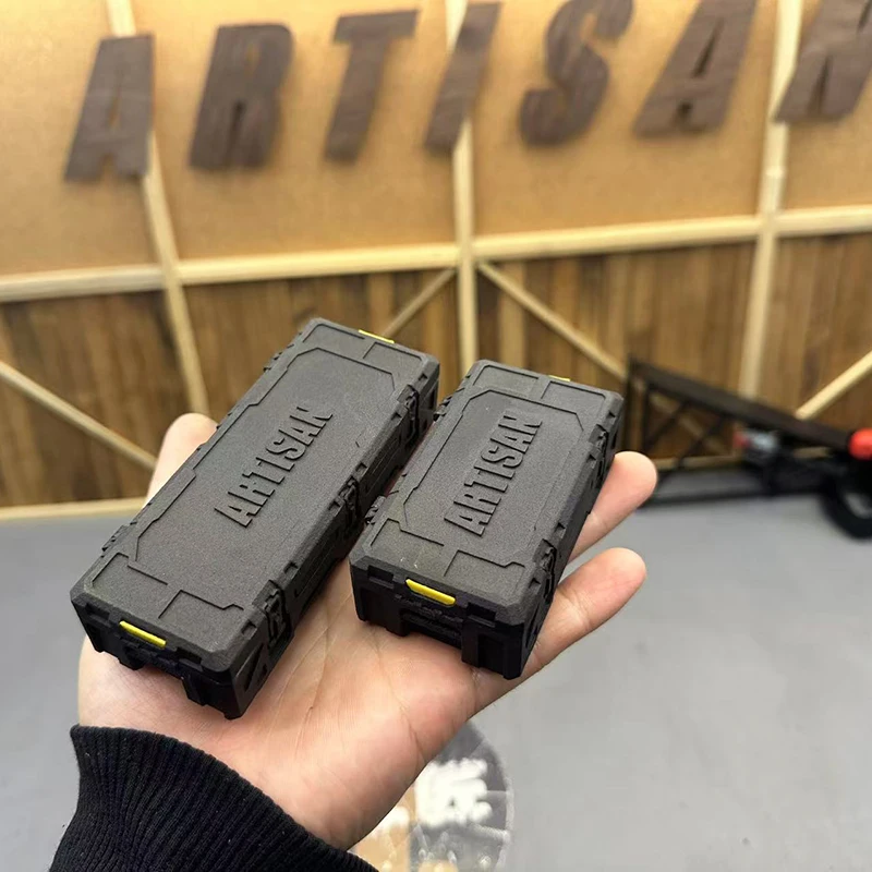 Mini valigia da tetto in nylon per 1/10 RC Crawler Car Traxxas TRX4 Rc4wd Wrangler Km Tank 300 parti fai da te