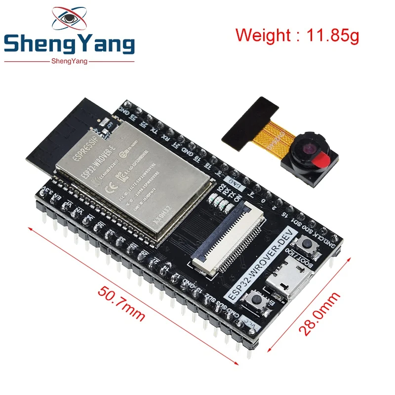 Imagem -03 - Módulo de Câmera Esp32 Cam Placa Esp32-wrover com Câmera Wi-fi Módulo Bluetooth para Arduino Ide c Código Python Ov2640 2023 Mais Novo