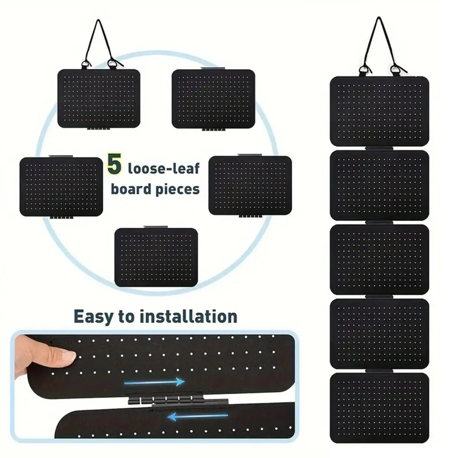 منظم أقراط لوحات عرض دبوس المينا لتعليق باب المنزل بنفسك #3