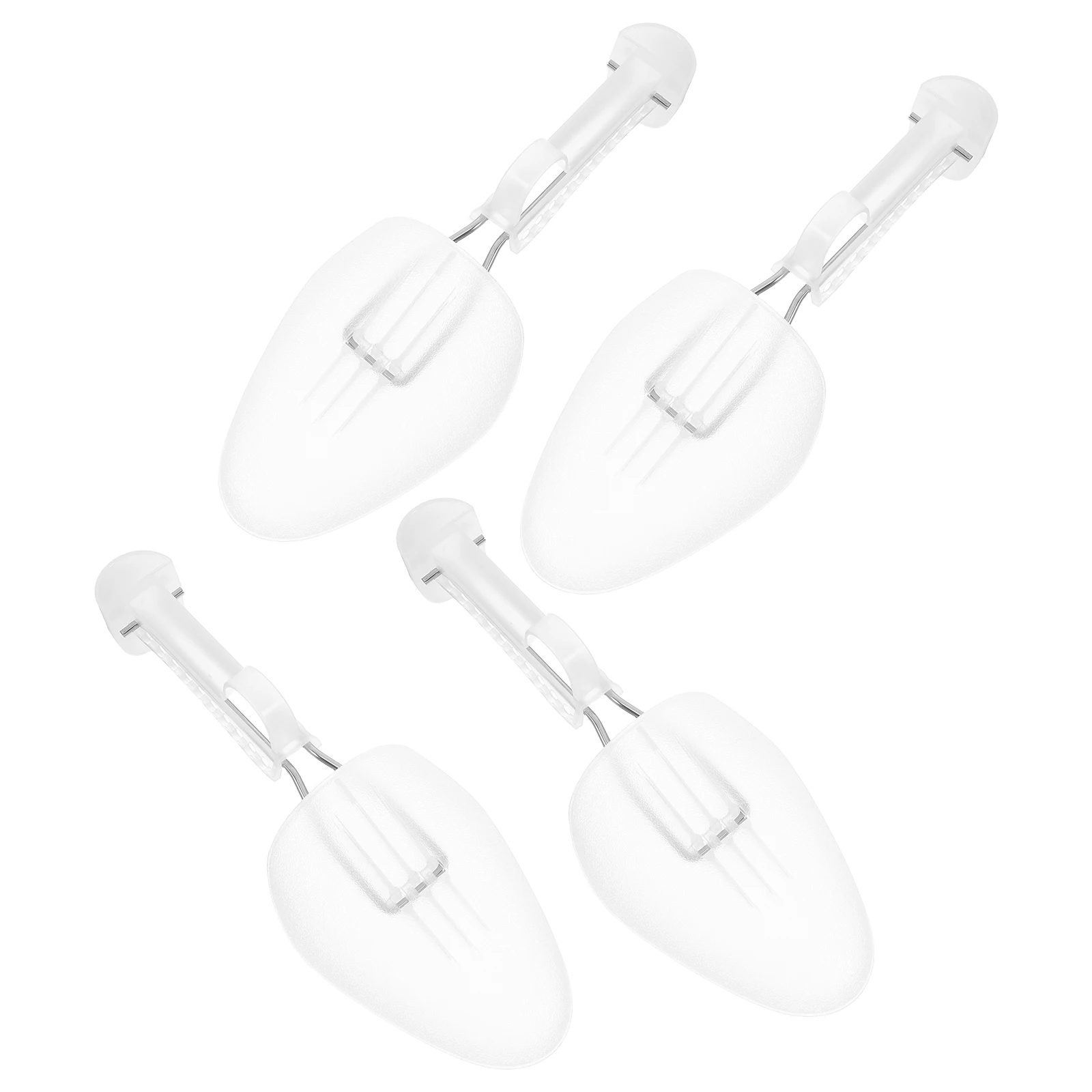 

4pcs Plastic Shoe Trees For Men Adjustable Support Shape Holder Stretcher Sneakers Boots Crease Prevent Lightweight Travel