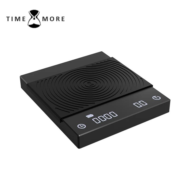 TIMEMORE Black White Mirror BASIC Electronic Scale Coffee Scale Smart Digital Scale Pour Coffee Drip Coffee Scale With USB Scale