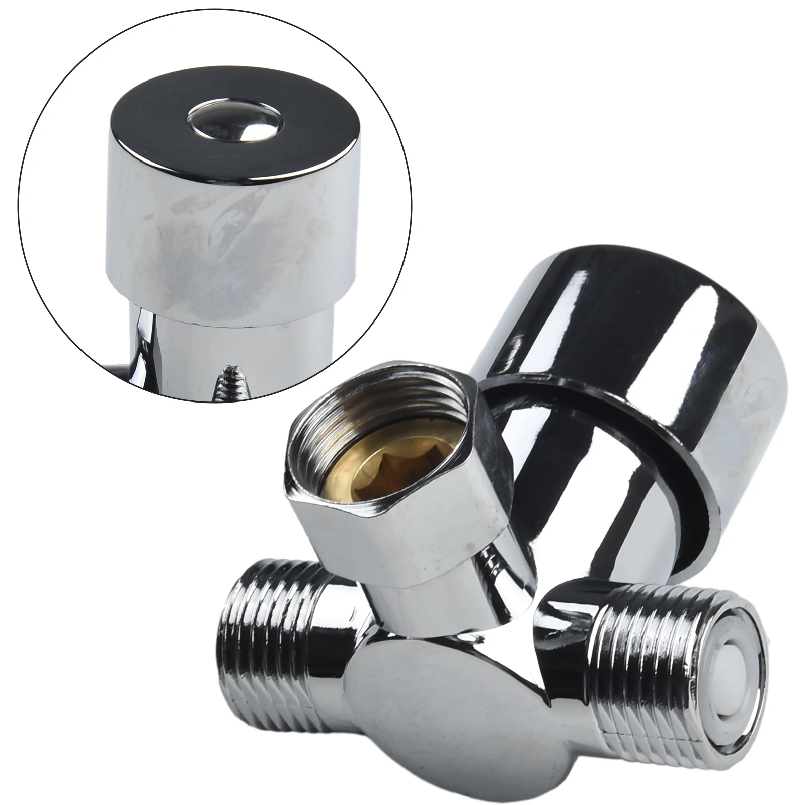 

High Quality Mixing Valve Inlet Valve Thickened Brass Wash Basin Water Valver Home Plumbing Induction Tap Thermostatic