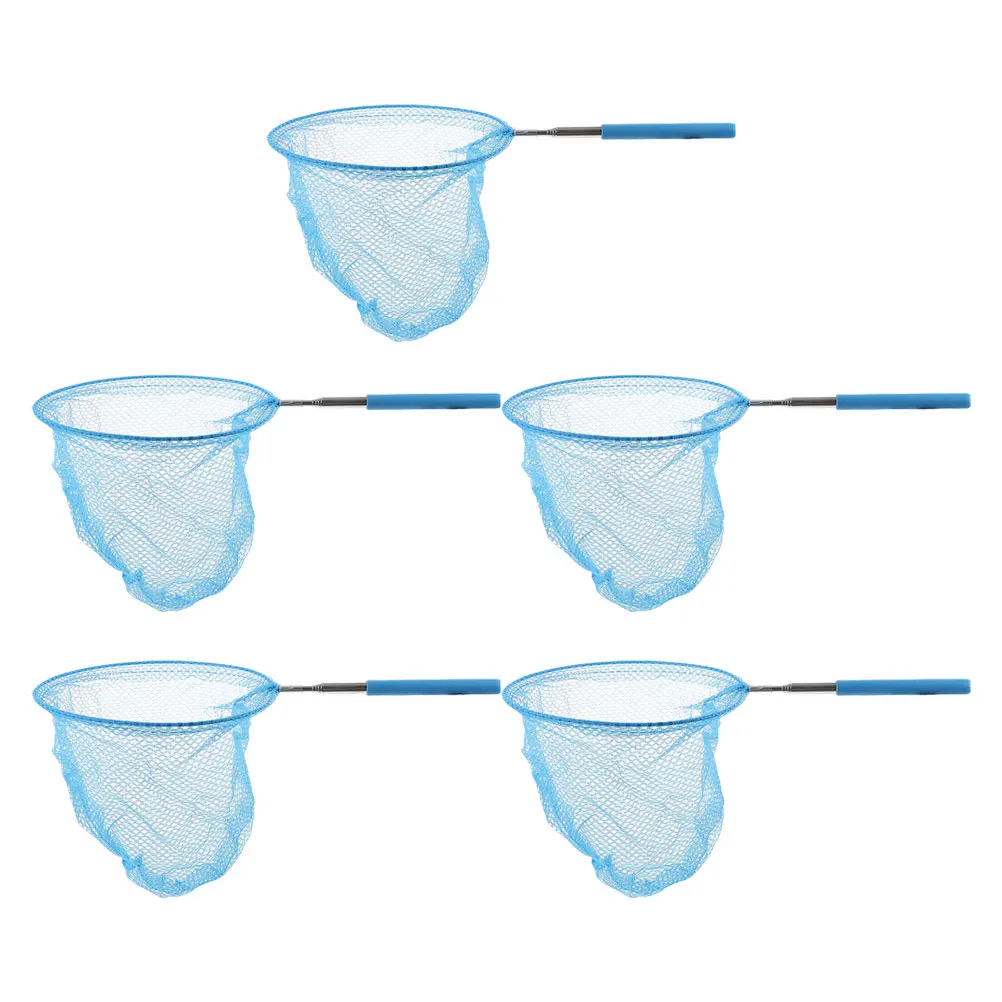 

5Pcs Butterfly Net Kids Extendable Telescopic Outdoor Catching Net for Insects Bugs Fish Exploration Insect Catching Toys