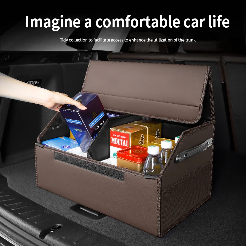 Adequado para caixa de armazenamento de porta-malas Porsche Cayenne Macan Panamera 911/718 caixa de armazenamento de carro