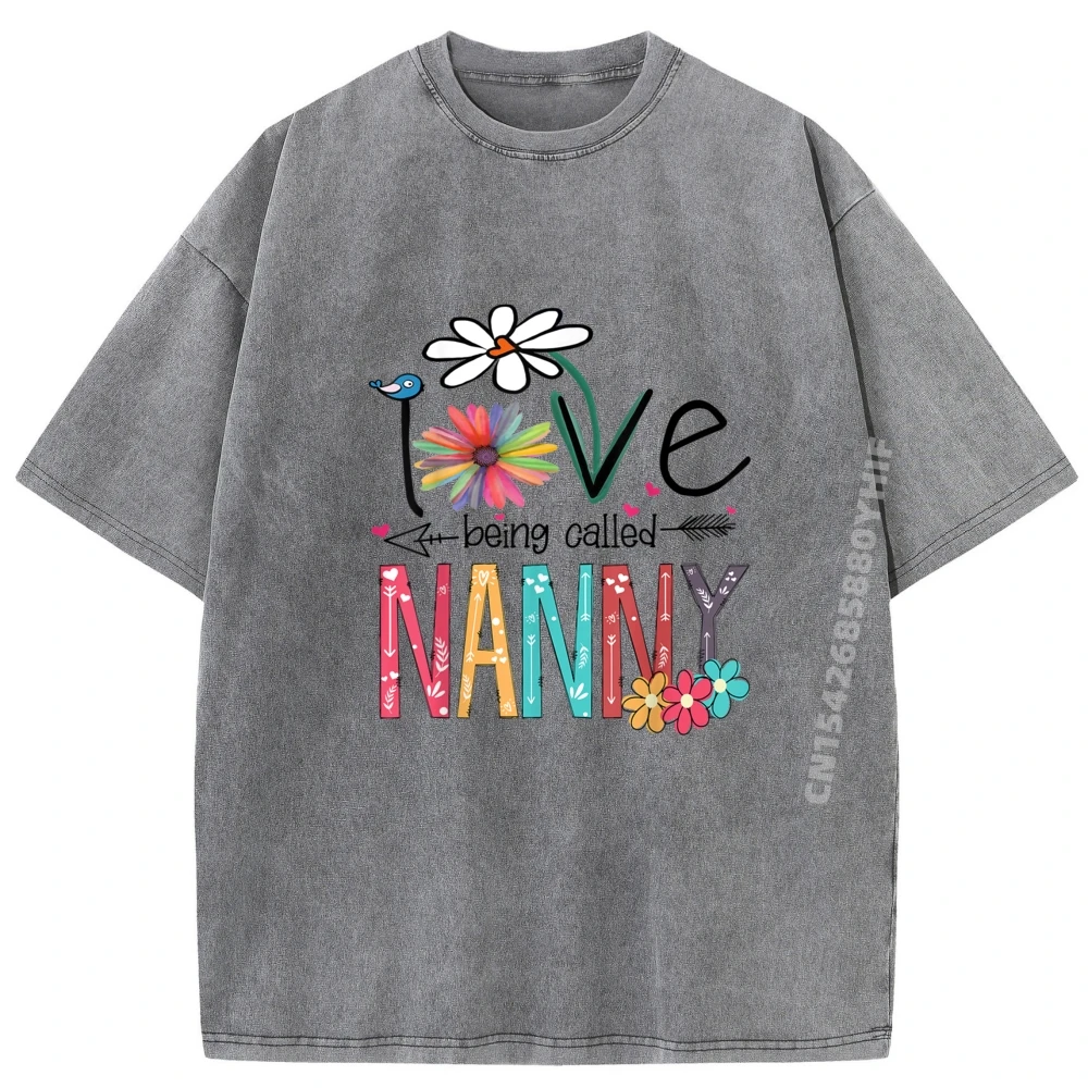 

Роскошная футболка I Love Being Called Mimi Nana Gigi Lover, мужские футболки с принтом, стираная одежда для отдыха
