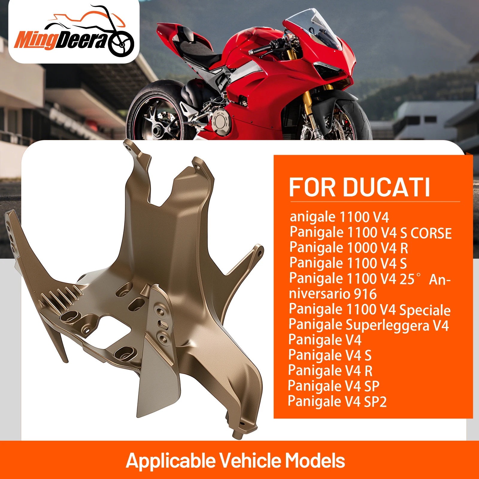 

Motorcycle Headlight Bracket For Ducati Panigale 1100 V4 V4S V4R 2018-2020 V4 Speciale 2018-2019 Motorcycle Front Upper Bracket