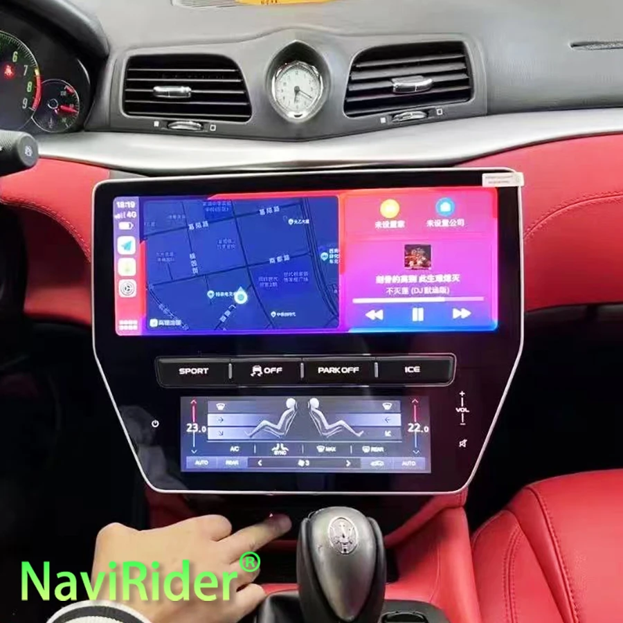 Android Car Radio For Maserati GranTurismo GT 2007-2015 Multimedia Video Player GPS Navigation Air Conditioning Panel Carplay 4G