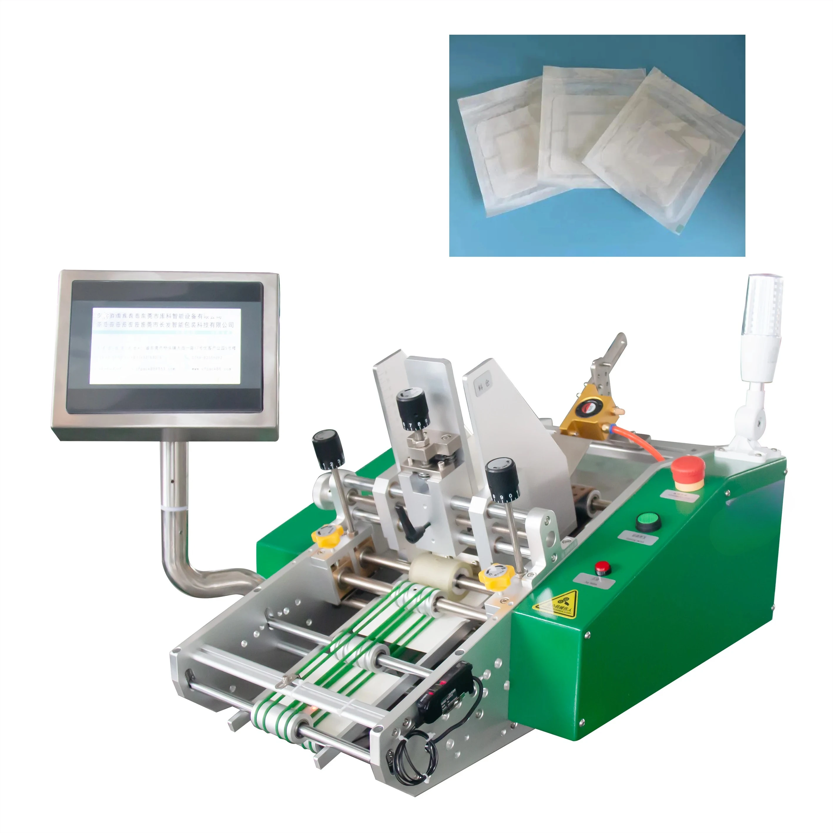 Servo Motor Card Counting Friction Feeder Machine for Ointment Patch