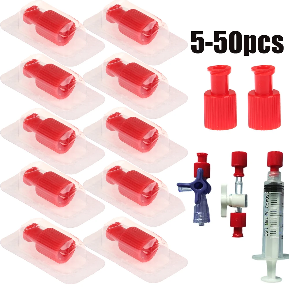 

5-50Pcs Combi-Cap Male/Female Luer Lock Closure Sterile individual pack made of ABS
